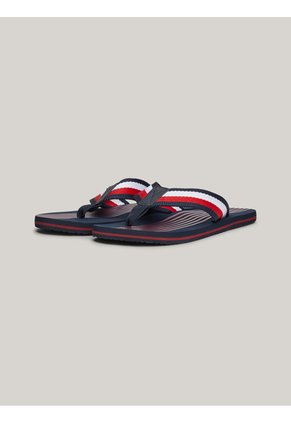 Sandalias Azul Marino Con Cinta Distintiva En Tiras Tommy Hilfiger