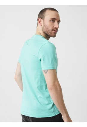 Camiseta Verde Essential Con Logo Tommy Hilfiger