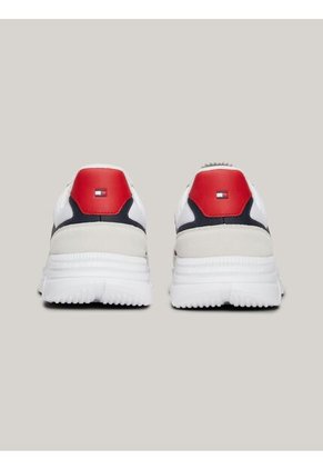 Tenis Blanco De Running De Ante Color Block Tommy Hilfiger