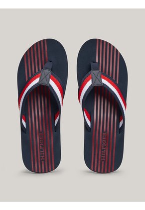 Sandalias Azul Marino Con Cinta Distintiva En Tiras Tommy Hilfiger
