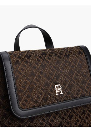 Bolso Negro Im Latam Jacquard Tommy Hilfiger