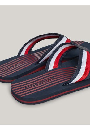 Sandalias Azul Marino Con Cinta Distintiva En Tiras Tommy Hilfiger