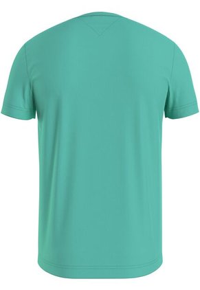 Camiseta Verde Essential Con Logo Tommy Hilfiger
