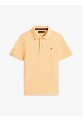 Polo Amarillo Con Logo Y Corte Regular Essential Tommy Hilfiger