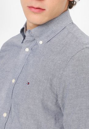 Camisa Azul Tommy Hilfiger