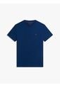 Camiseta Azul De Tejido Interlock Con Corte Slim Tommy Hilfiger de Tommy Hilfiger
