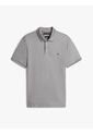 Polo Gris De Punto Interlock De Corte Regular Tommy Hilfiger de Tommy Hilfiger