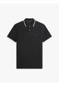 Polo Negro De Piqué Con Corte Regular Tommy Hilfiger de Tommy Hilfiger