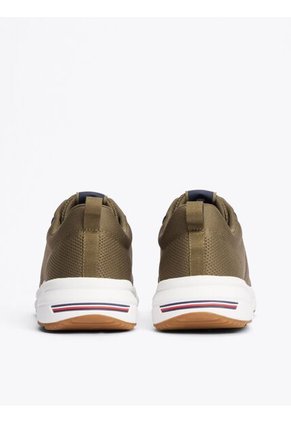 Tenis Verde Dentadas De Running De Punto Tommy Hilfiger