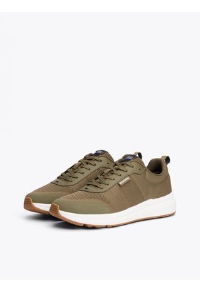 Tenis Verde Dentadas De Running De Punto Tommy Hilfiger