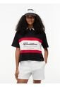 Polo Negro Holgado TH X Cadillac Formula 1® Team Tommy Hilfiger de Tommy Hilfiger