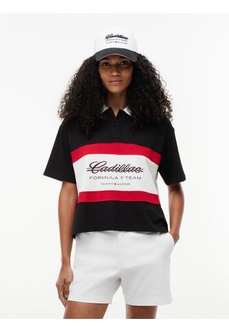 Polo Negro Holgado TH X Cadillac Formula 1® Team Tommy Hilfiger Tommy Hilfiger