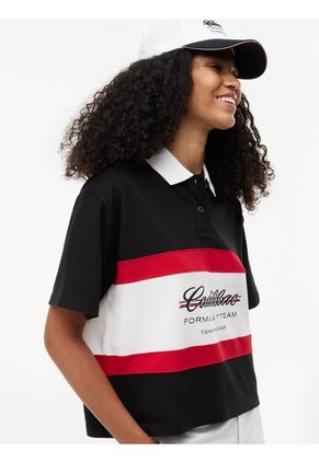 Polo Negro Holgado TH X Cadillac Formula 1® Team Tommy Hilfiger