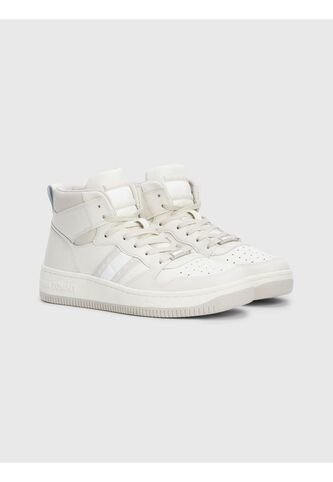 Tenis De Baloncesto Retro Cuero Mujer Blanco Tommy Hilfiger Tommy Hilfiger