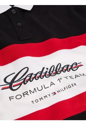 Polo Negro Holgado TH X Cadillac Formula 1® Team Tommy Hilfiger