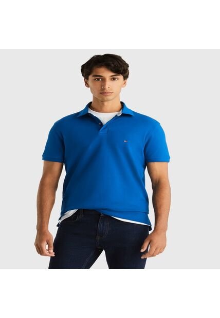 Polo Azul 1985 De Corte Regular Tommy Hilfiger