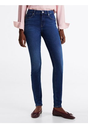 Jeans Azul Como Ceñidos De Talle Medio Tommy Hilfiger