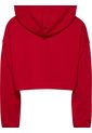 Hoodie Cropped Con Cremallera De Un Cuarto Mujer Rojo Tommy Jeans de Tommy Hilfiger
