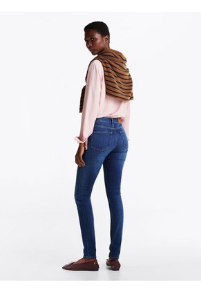 Jeans Azul Como Ceñidos De Talle Medio Tommy Hilfiger