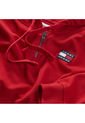 Hoodie Cropped Con Cremallera De Un Cuarto Mujer Rojo Tommy Jeans de Tommy Hilfiger