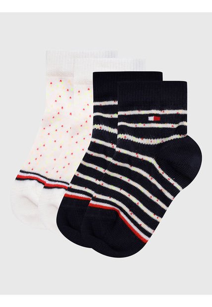 Th De Niño Baby Sock 2P Neppy Stripe Tommy Hilfiger