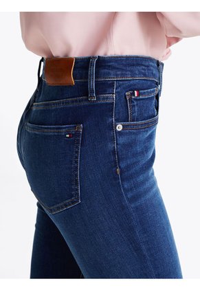 Jeans Azul Como Ceñidos De Talle Medio Tommy Hilfiger