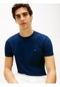 Camiseta Azul De Tejido Interlock Con Corte Slim Tommy Hilfiger de Tommy Hilfiger