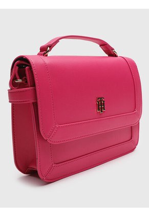 Bolso Rosa Cruzado Con Solapa Tommy Hilfiger