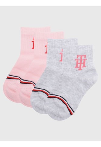2 Pack De Medias Th De Niño Baby Monogram Tommy Hilfiger Tommy Hilfiger