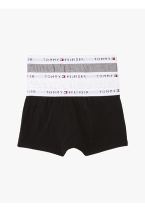 Pack Blanco De 3 Calzoncillos Trunk Signature Tommy Hilfiger