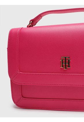 Bolso Rosa Cruzado Con Solapa Tommy Hilfiger