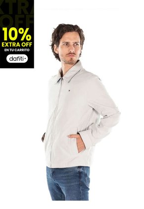 Chaqueta Beige Impermeable Con Capucha Para Hombre Tommy Hilfiger