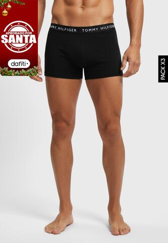 Bóxer Trío TOMMY HILFIGER Negro Tommy Hilfiger