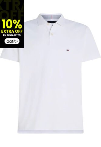 Polo Blanca Collection 1985 De Piqué Y Corte Slim Para Hombre Tommy Hilfiger Tommy Hilfiger