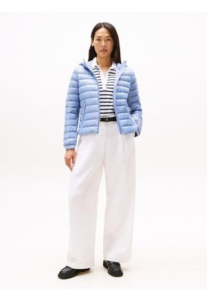 Chaqueta Azul Con Capota Acolchada De Corte Regular Tommy Hilfiger