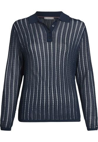 Saco Azul Rayon Cable Tipo Polo Tommy Hilfiger Tommy Hilfiger