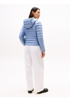 Chaqueta Azul Con Capota Acolchada De Corte Regular Tommy Hilfiger