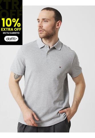 Polo Para Hombre Gris Tommy Hilfiger Tommy Hilfiger
