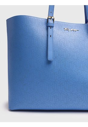 Bolso Azul Tote Con Asa Tommy Hilfiger
