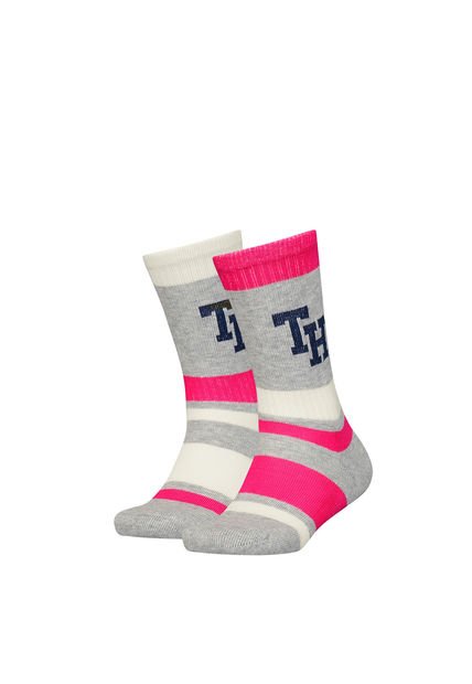 2 Pack De Calcetines Rosa Para Niños Tommy Hilfiger