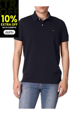 Polo Azul 1985 De Corte Regular Tommy Hilfiger Tommy Hilfiger