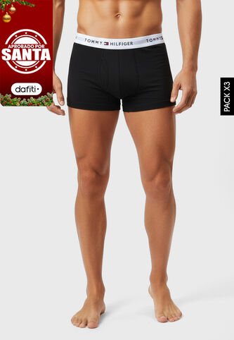Bóxer Trío TOMMY HILFIGER Negro Tommy Hilfiger