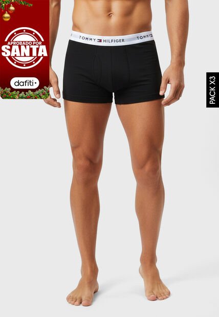Bóxer Trío TOMMY HILFIGER Negro
