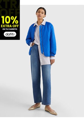 Chaqueta Azul Cazadora Mujer Tommy Hilfiger Tommy Hilfiger
