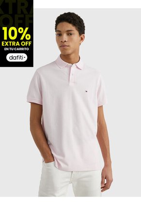 Polo Para Hombre Rosa Tommy Hilfiger