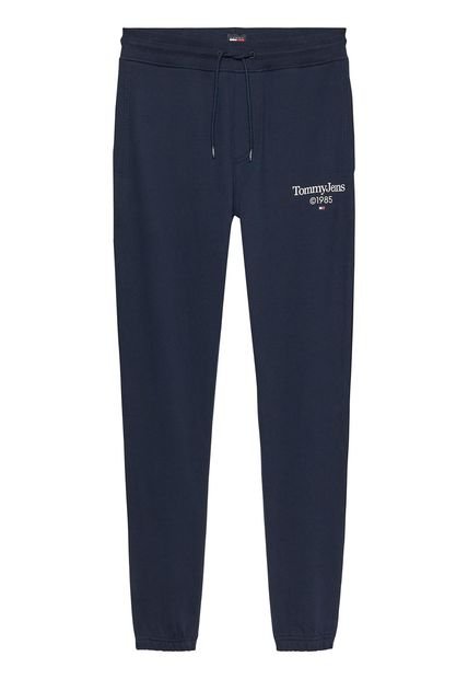 Joggers Azul Gráfico Con Logo Tommy Jeans