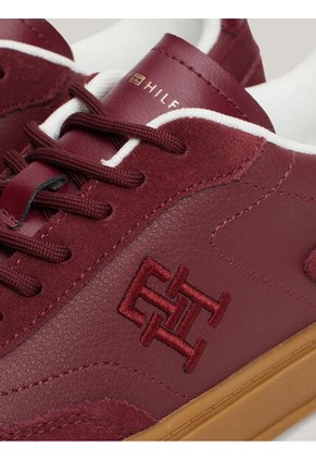 Tenis Rojo Deportivas Heritage De Ante Tommy Hilfiger