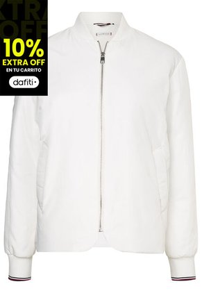 Chaqueta Blanca Cazadora Para Mujer Tommy Hilfiger