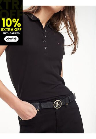 Polo Slim Negro Tommy Hilfiger Tommy Hilfiger