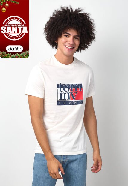 Camiseta TOMMY HILFIGER Marfil